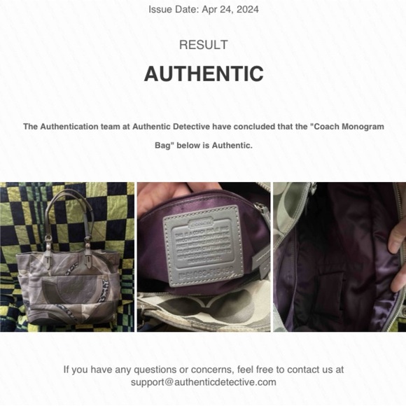 Coach Ocelot Animal Patchwork Monogram Bag with COA, Purple Interior F15459 - Picture 2 of 9